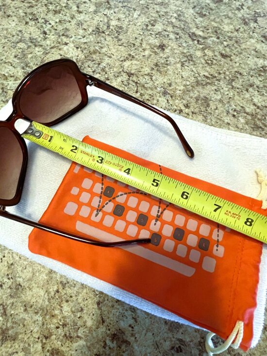 VTG FOSSIL Sunglasses, Pristine Oversized Large Audrey Hepburn Style main image 5